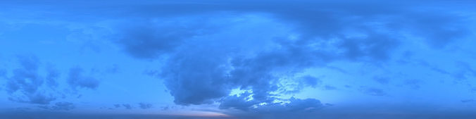 curtain storm cloud in sky Free 3D model