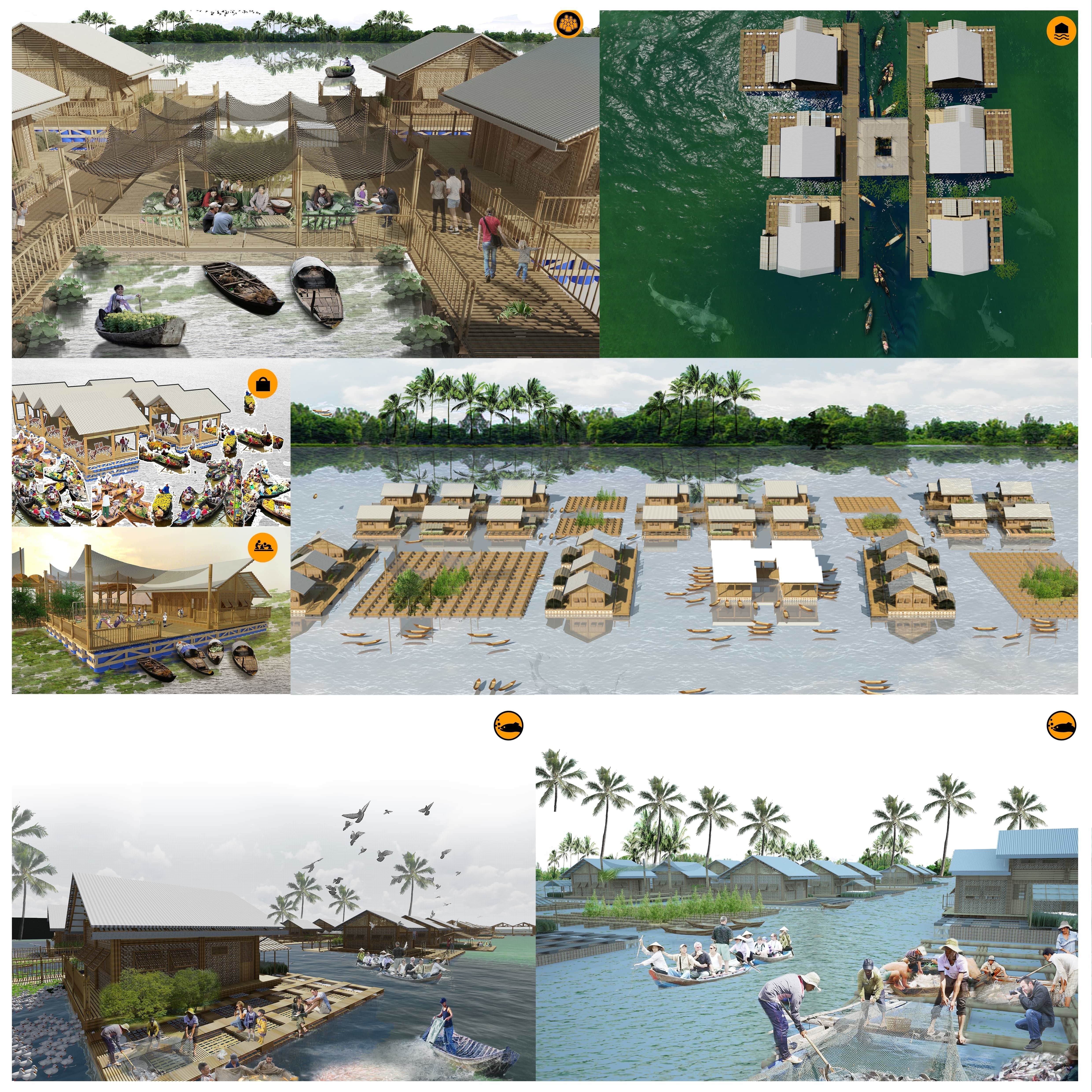 FLOATING VILLAGE PROJECT 3D model_6