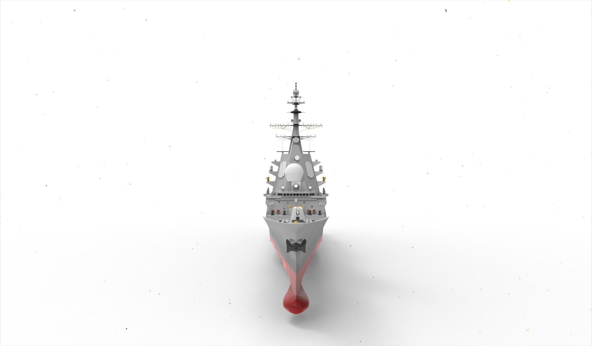 Alvaro de Bazan Class fregate 3D model_1