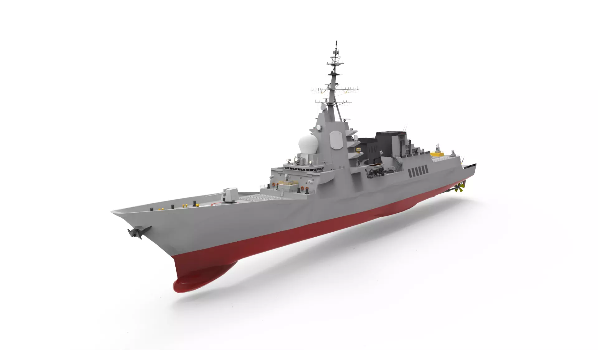 Alvaro de Bazan Class fregate 3D model_0