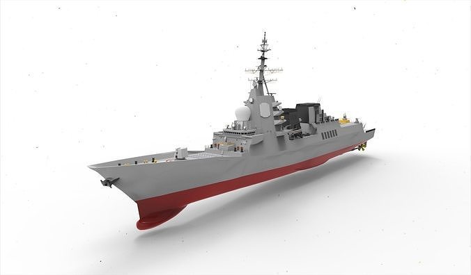 Alvaro de Bazan Class fregate 3D model