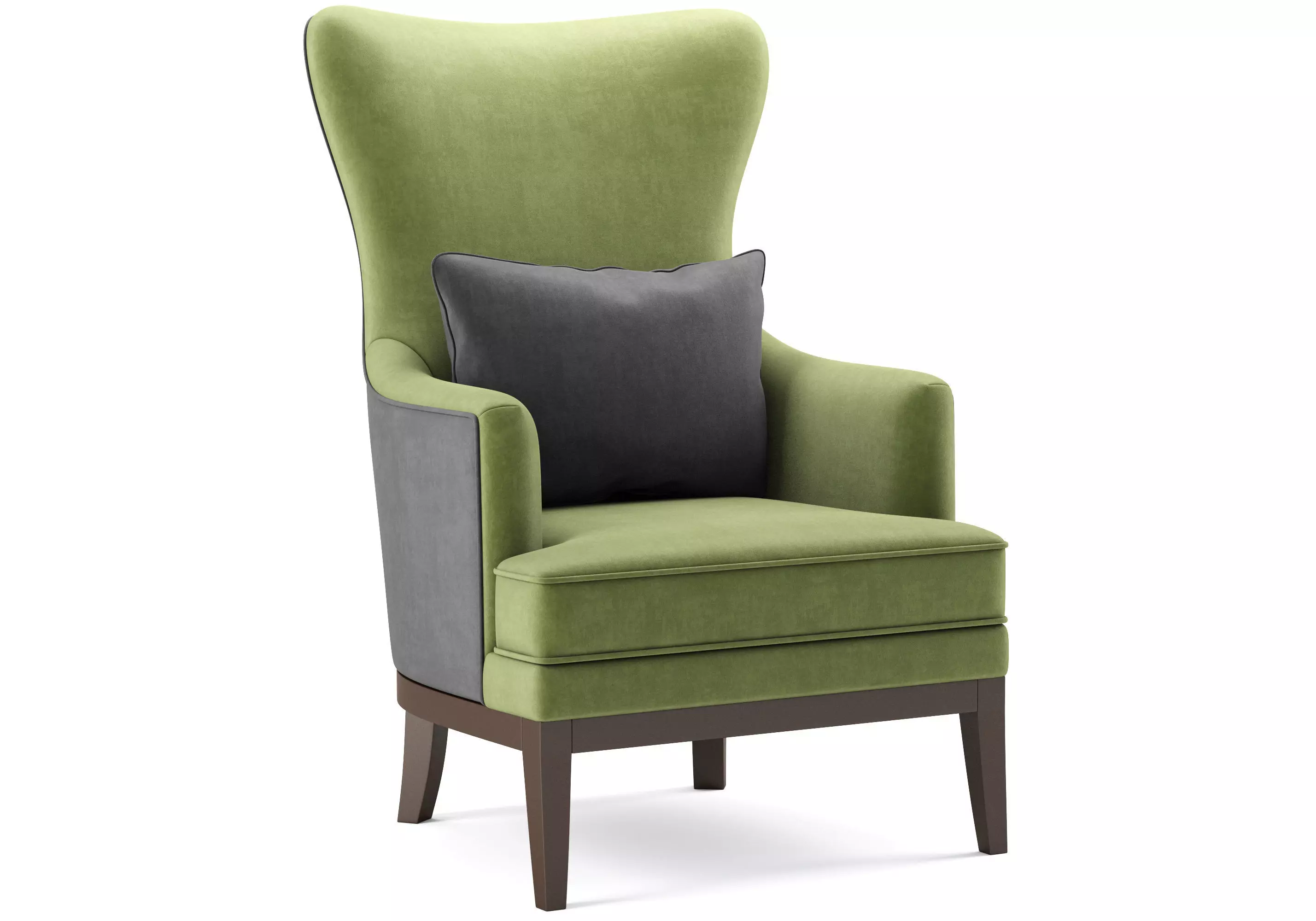 Bryn Wing Chair Havertys 3D model