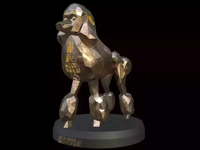 Steampunk Poodle Pose