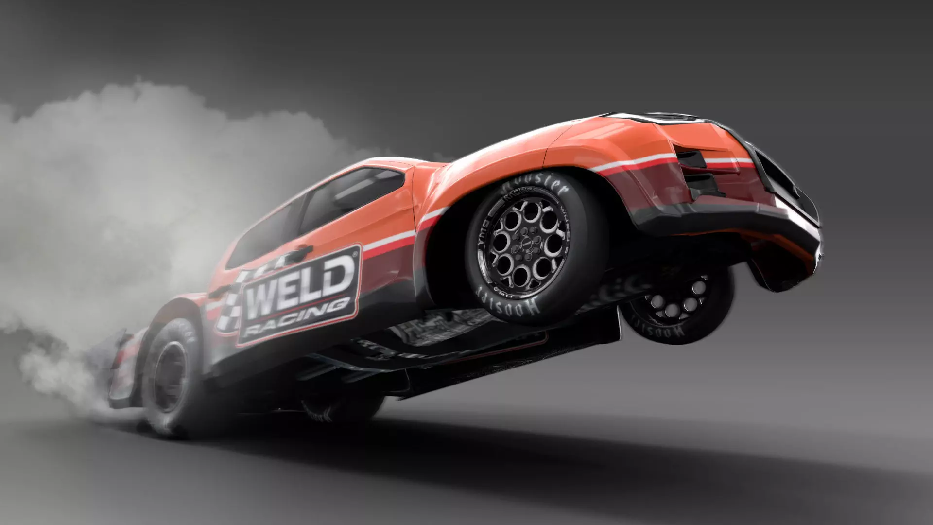 Allnew Dmax 2020 dragster space frame Low-poly 3D model_0