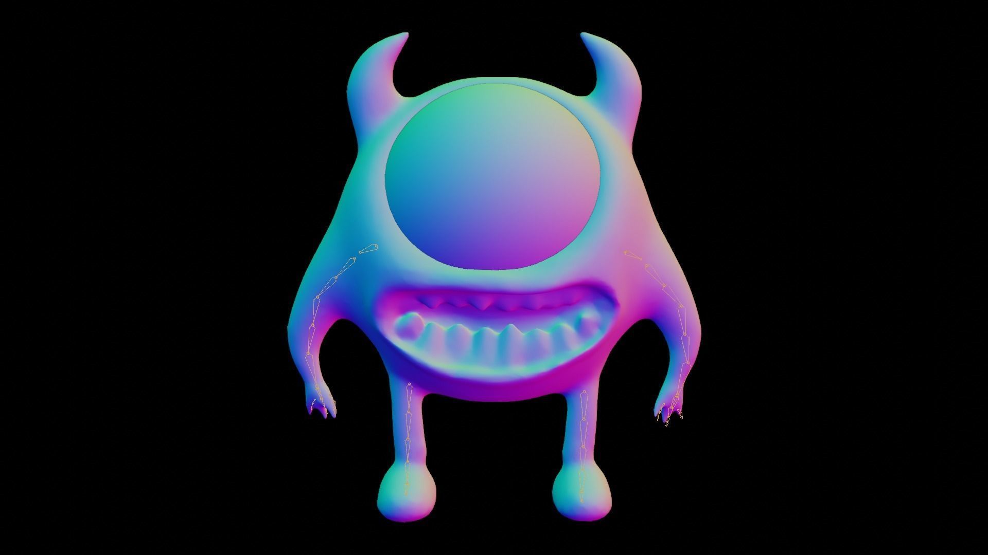 Loox from Undertale 3D model_5