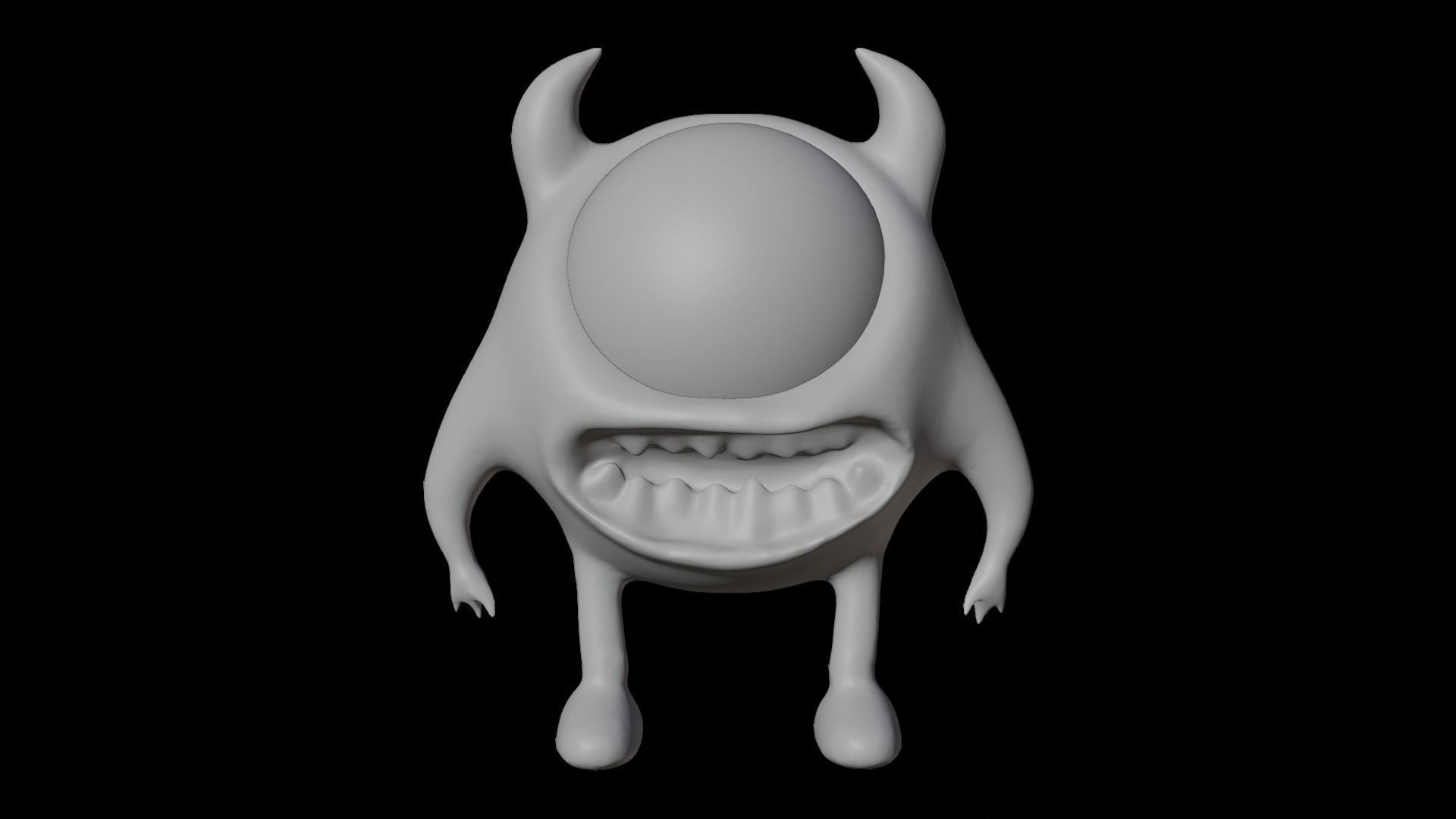 Loox from Undertale 3D model_7