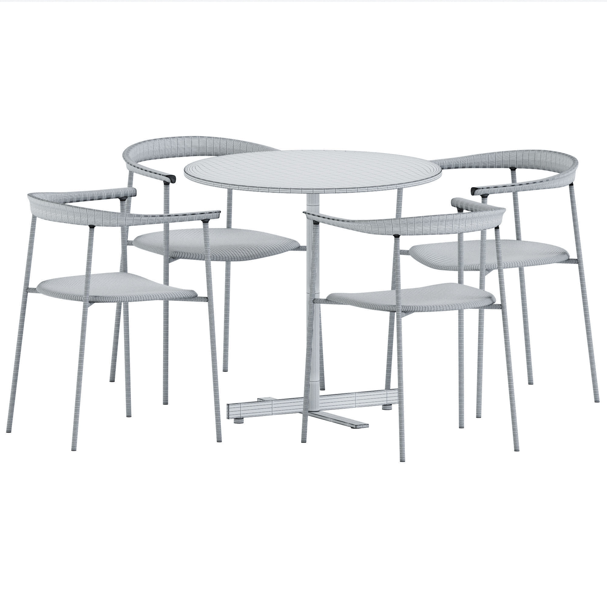 Table People by Alma Design 3D model_4