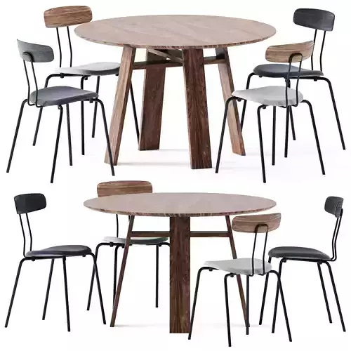 Dining Round Table Bondt by Zeitraum