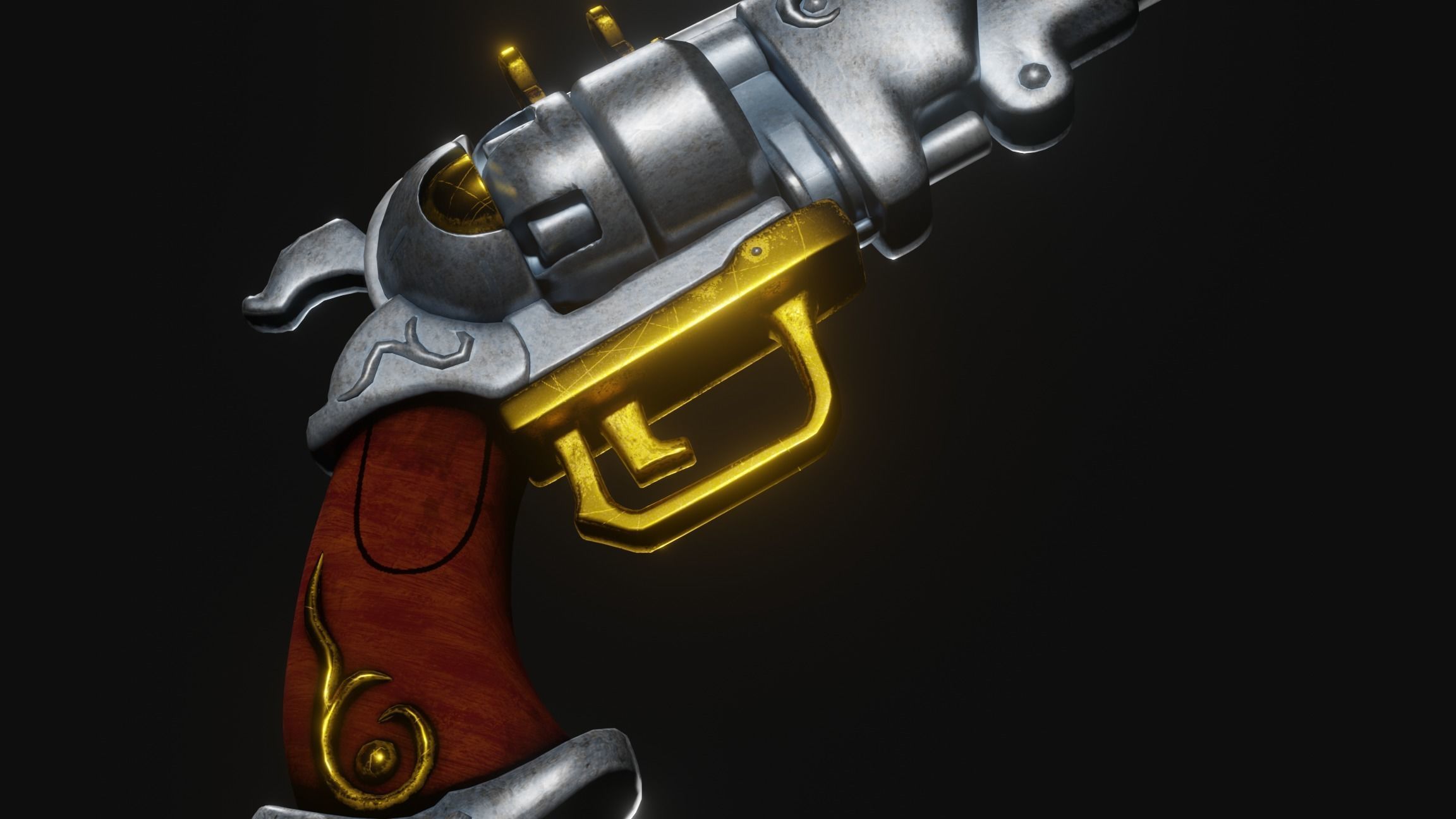 Overwatch McCree Sherlock Low-poly 3D model_5