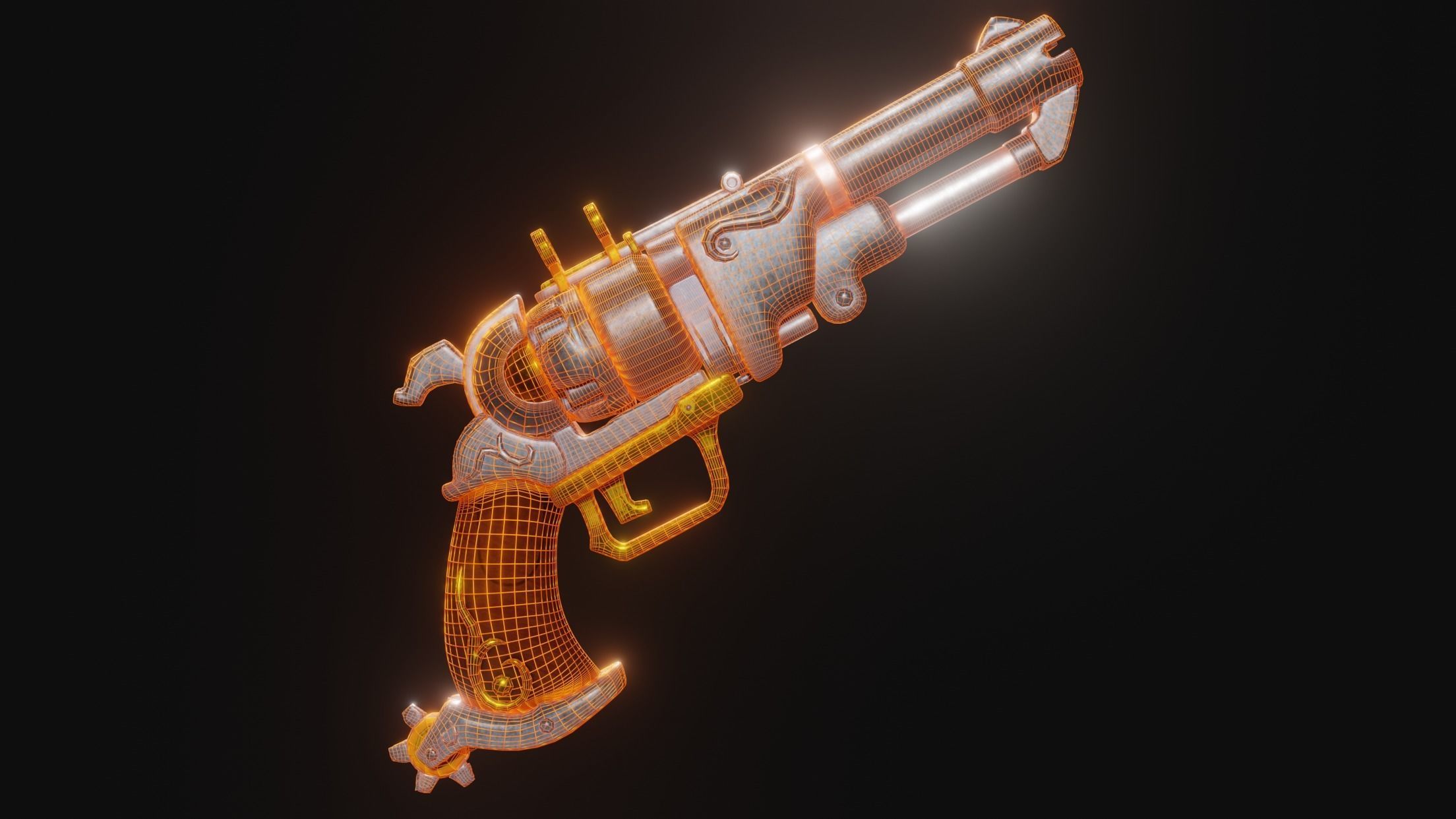 Overwatch McCree Sherlock Low-poly 3D model_7