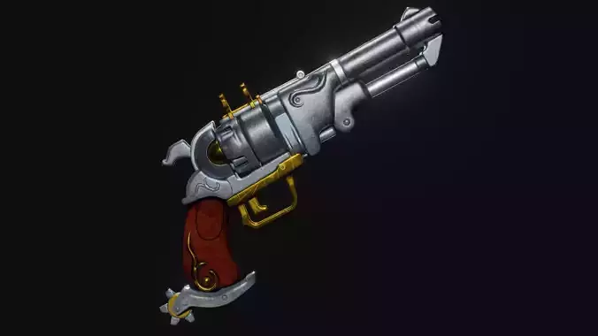 Overwatch McCree Sherlock Low-poly 3D model