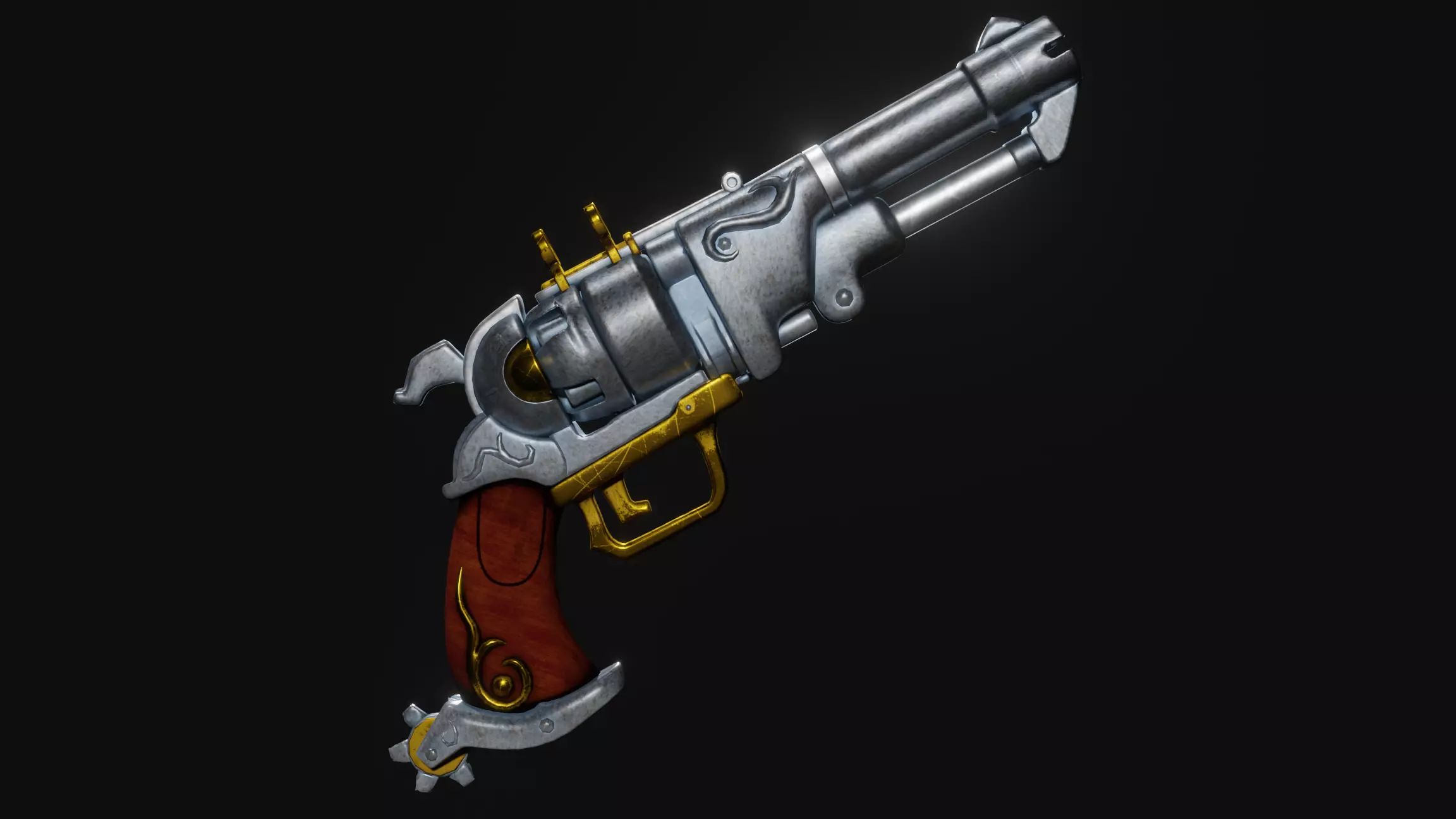 Overwatch McCree Sherlock Low-poly 3D model_0