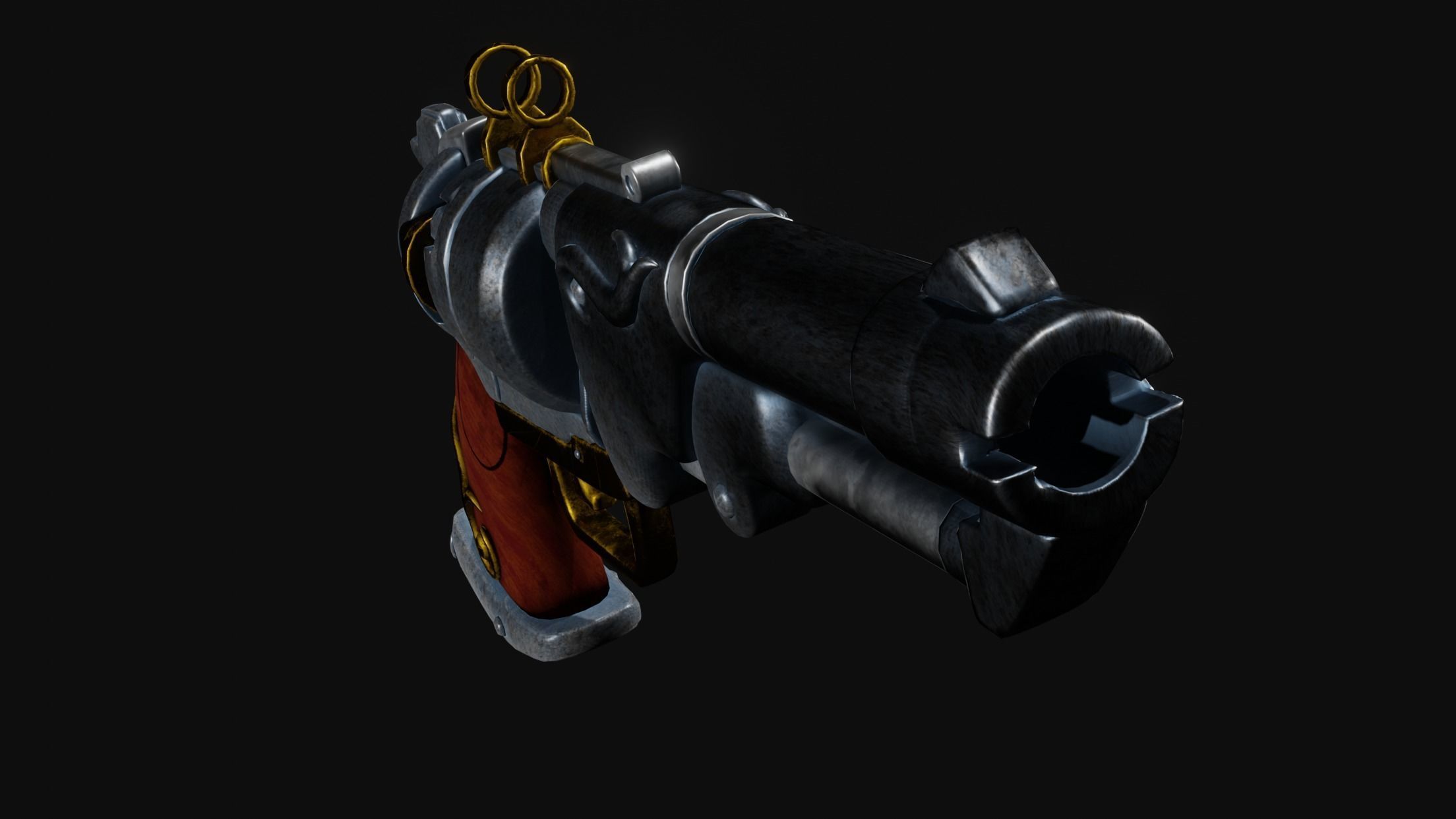 Overwatch McCree Sherlock Low-poly 3D model_14