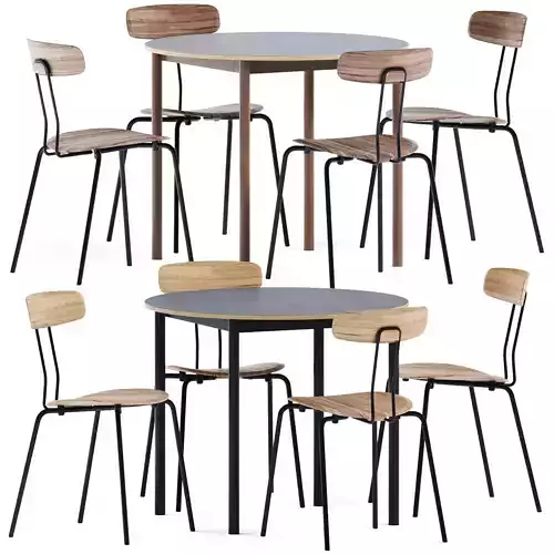 Base Round Table D90 by Muuto