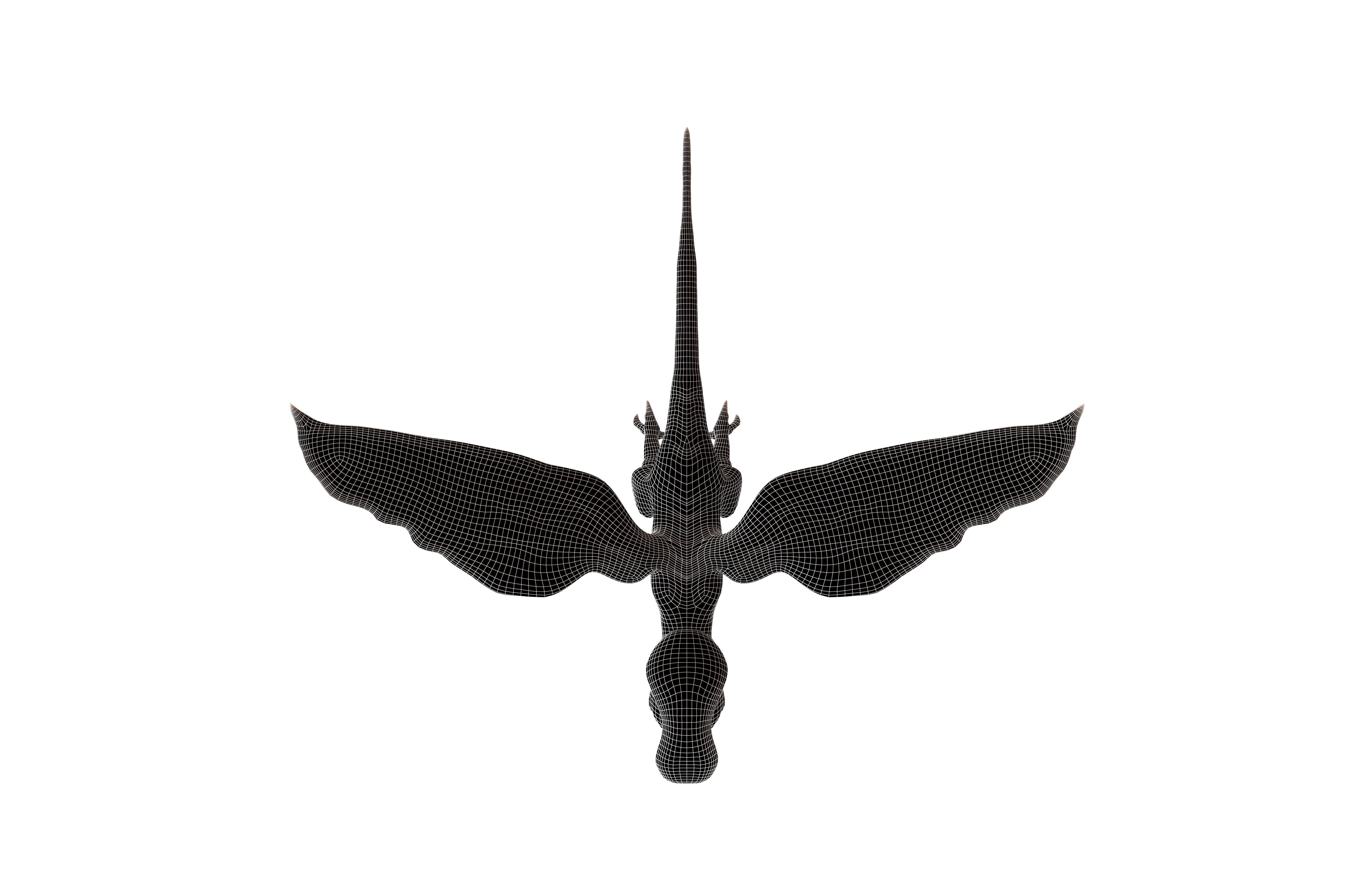 Cartoon Monster v3 001 Low-poly 3D model_7