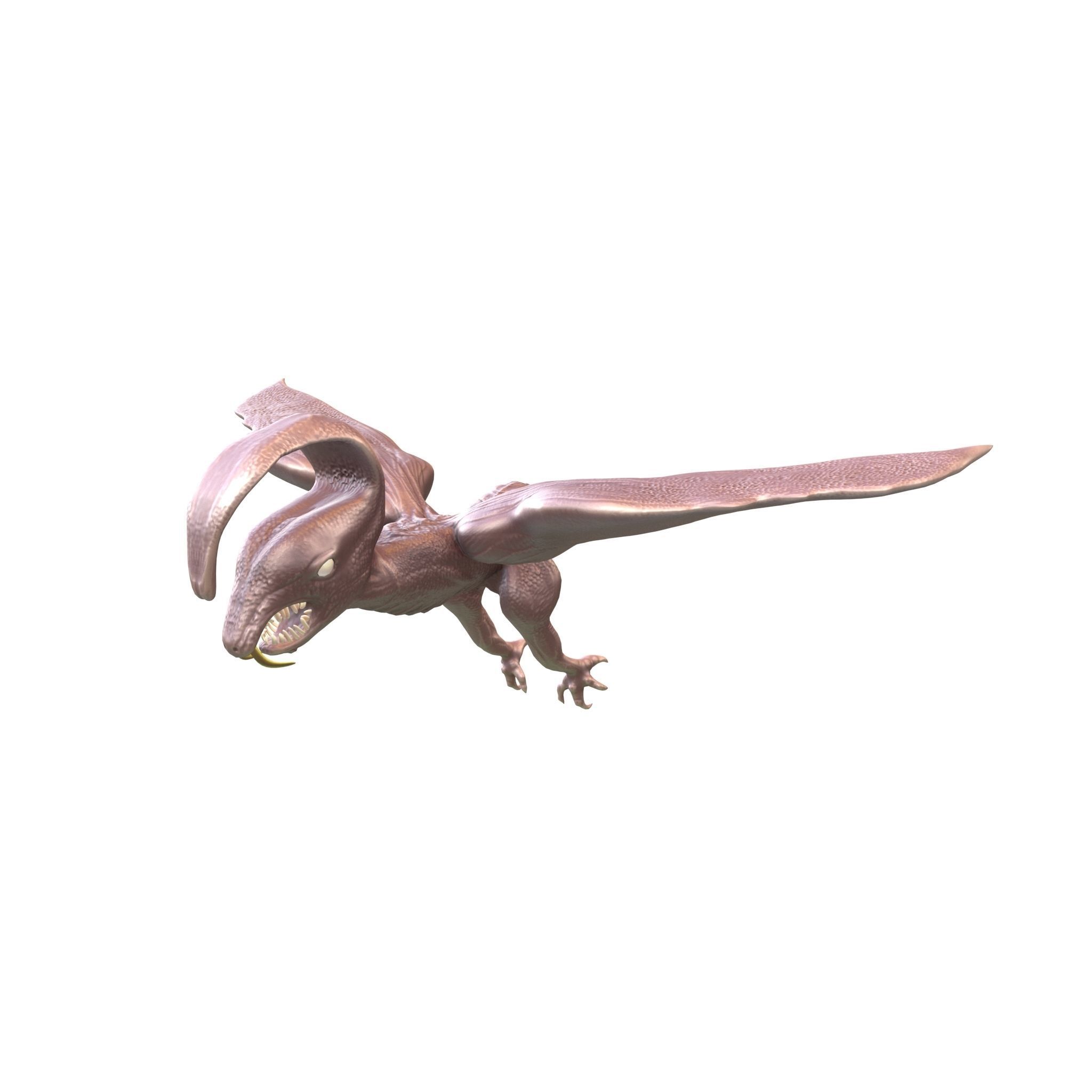 Cartoon Monster v3 001 Low-poly 3D model_2