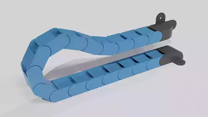 Drag chain cable 3D print model