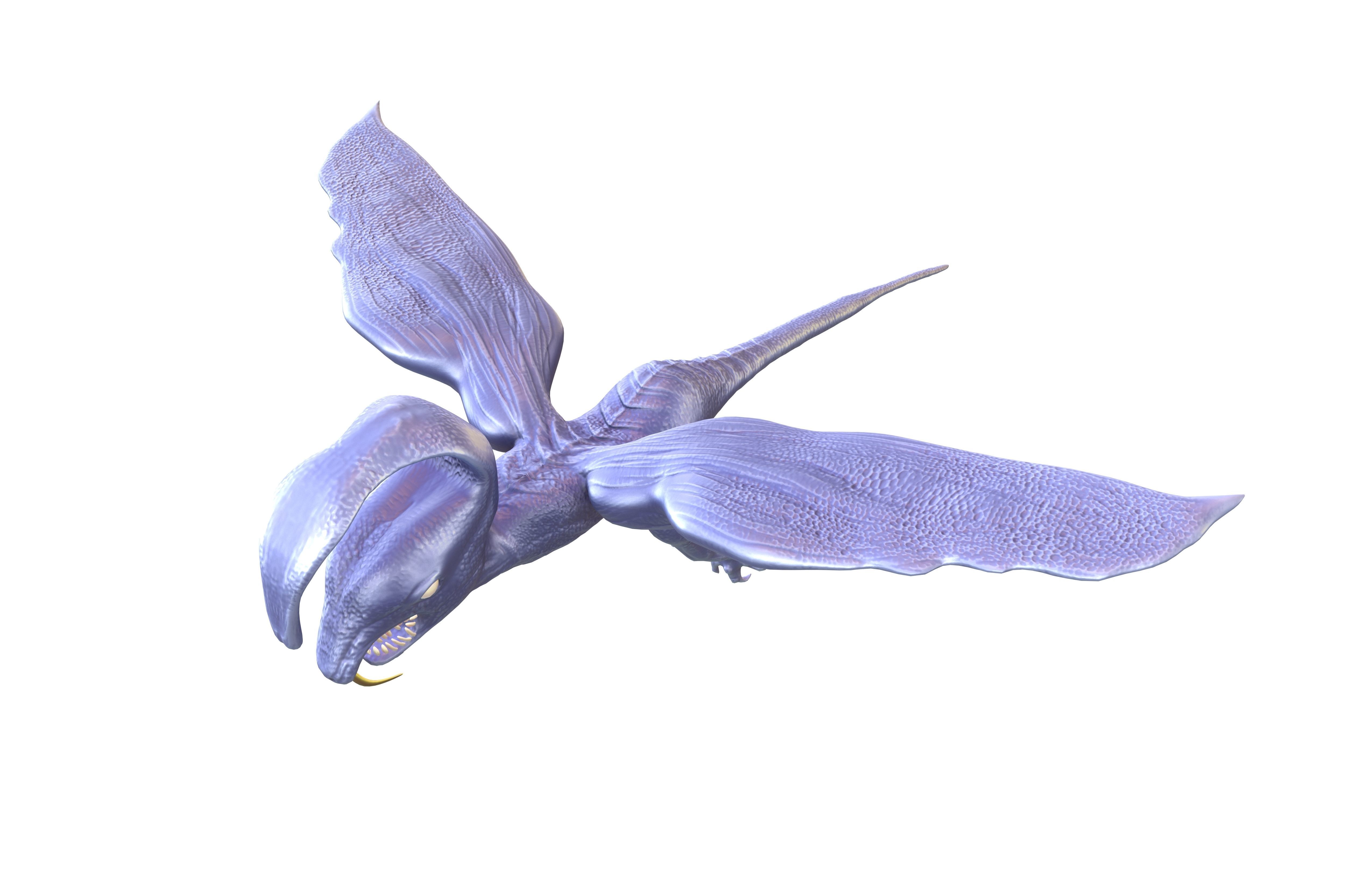 Cartoon Monster v3 002 Low-poly 3D model_3