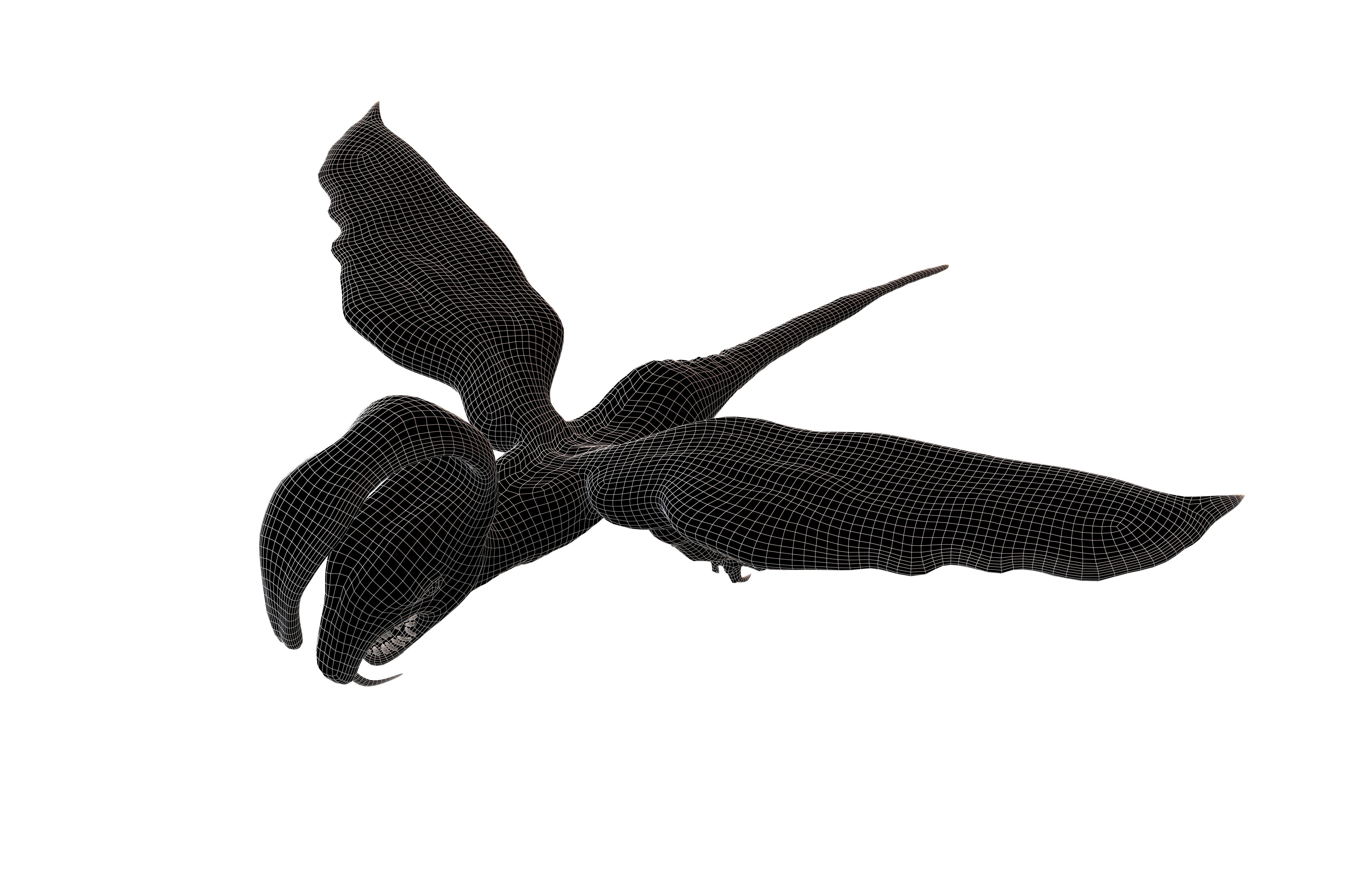 Cartoon Monster v3 002 Low-poly 3D model_7