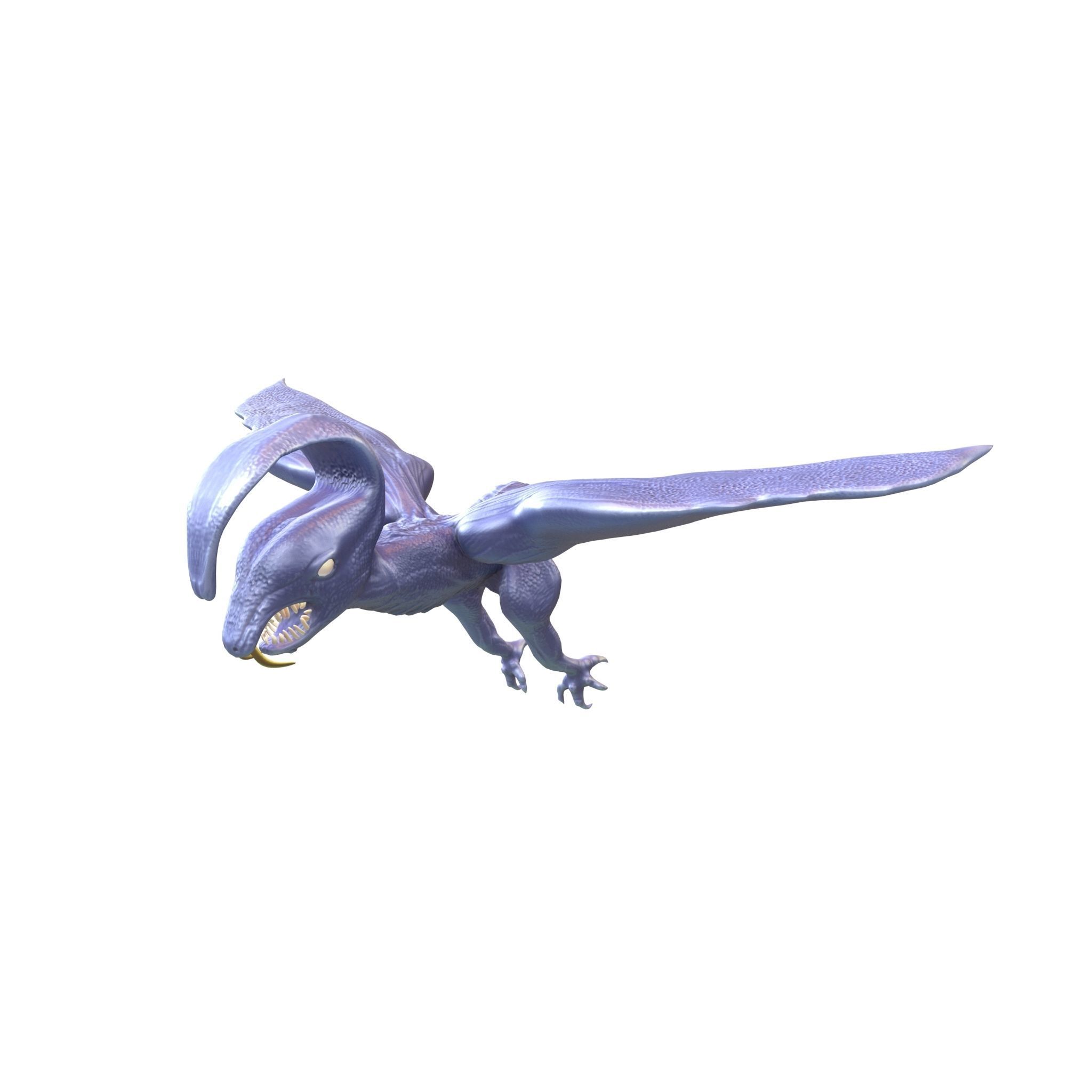 Cartoon Monster v3 002 Low-poly 3D model_1