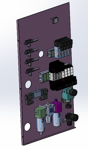 Automatic linear loop placement machine 3D model_11