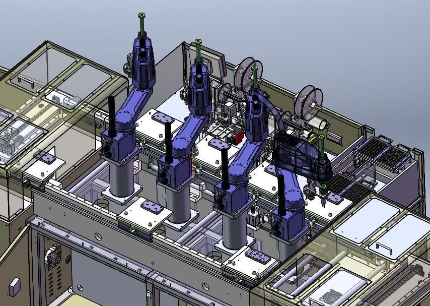 Automatic linear loop placement machine 3D model_10