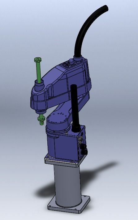 Automatic linear loop placement machine 3D model_7