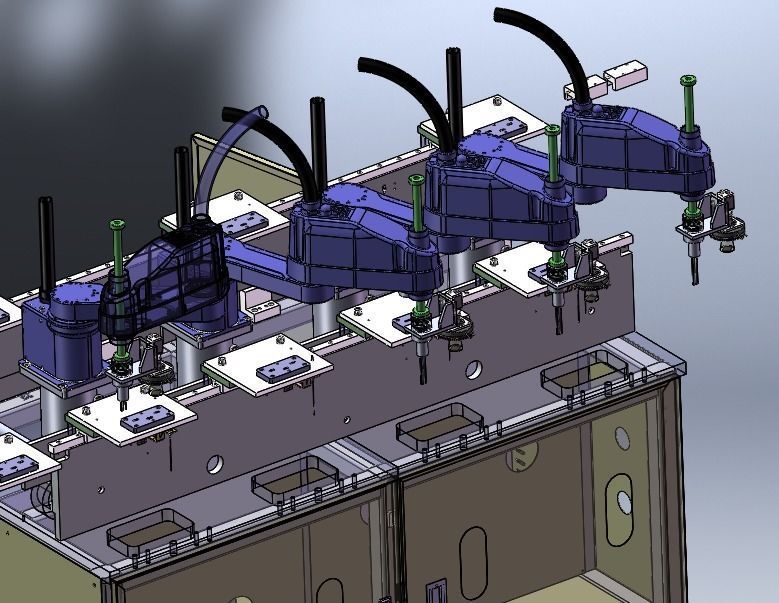 Automatic linear loop placement machine 3D model_13