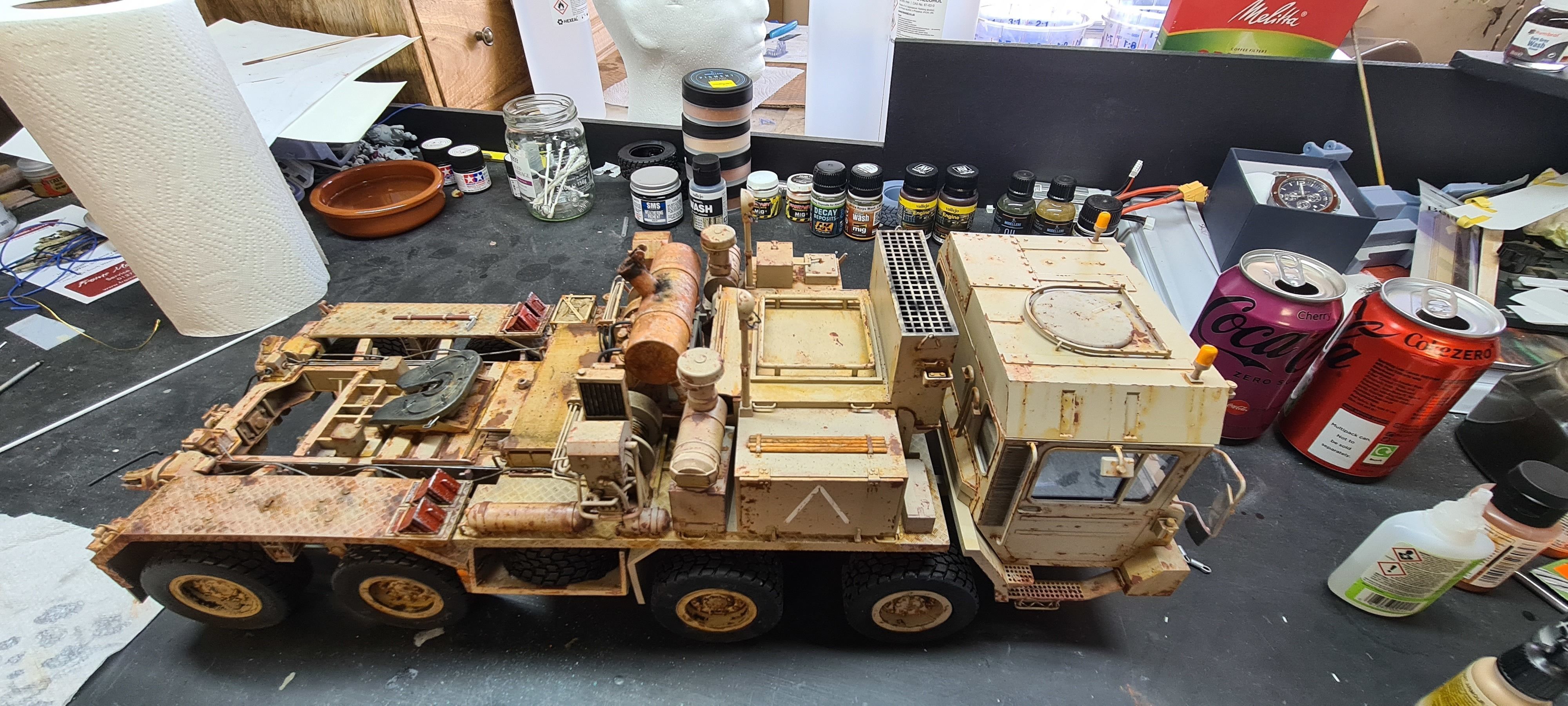 Faun STL-56  Sattelzugmaschine   3D print model_3
