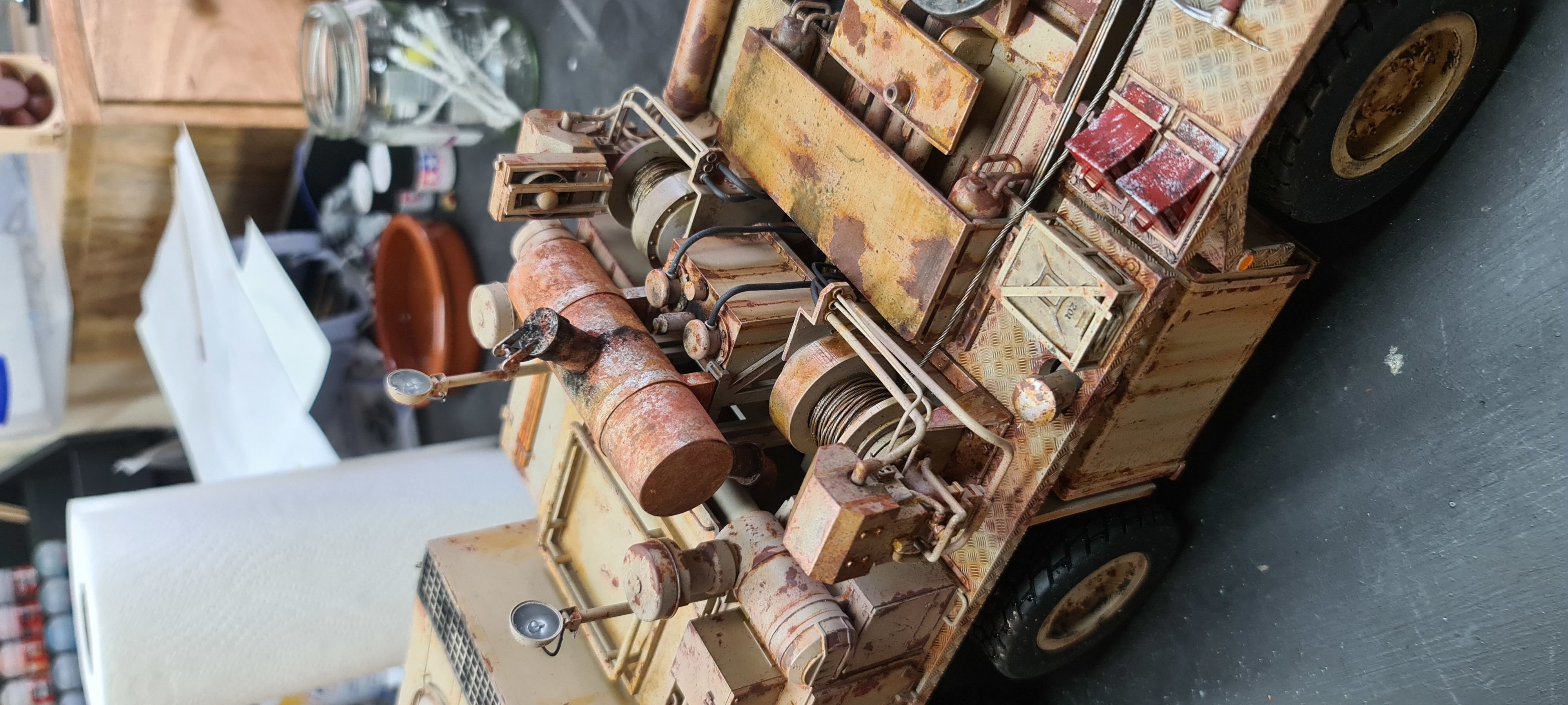 Faun STL-56  Sattelzugmaschine   3D print model_6