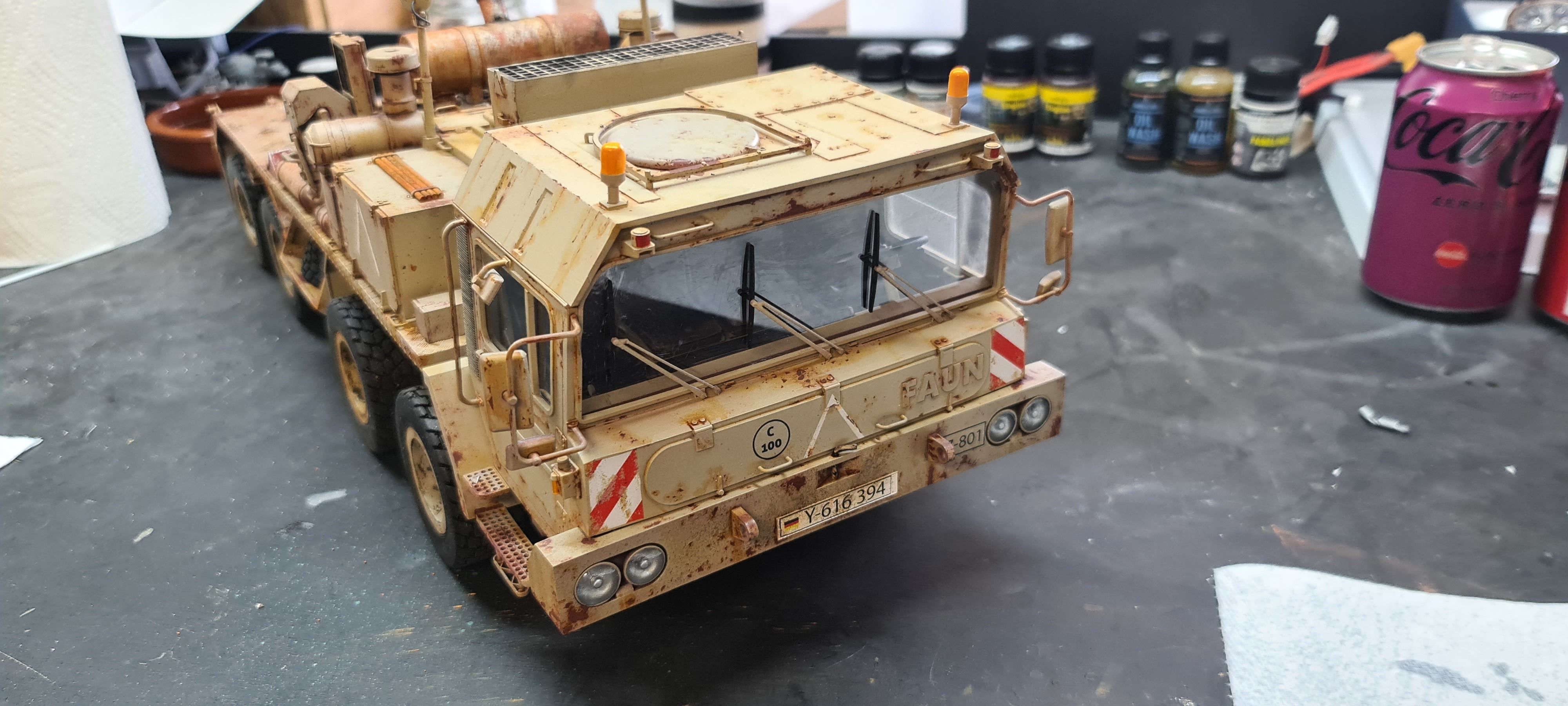Faun STL-56  Sattelzugmaschine   3D print model_5