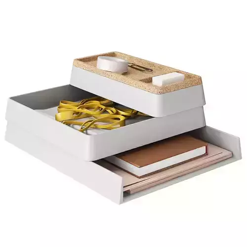 Arrange Desktop Series Office Accessories by Muuto 3D model