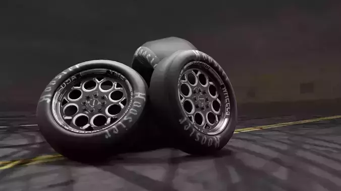 Wheel Weld Racing Magnum Low-poly 3D model
