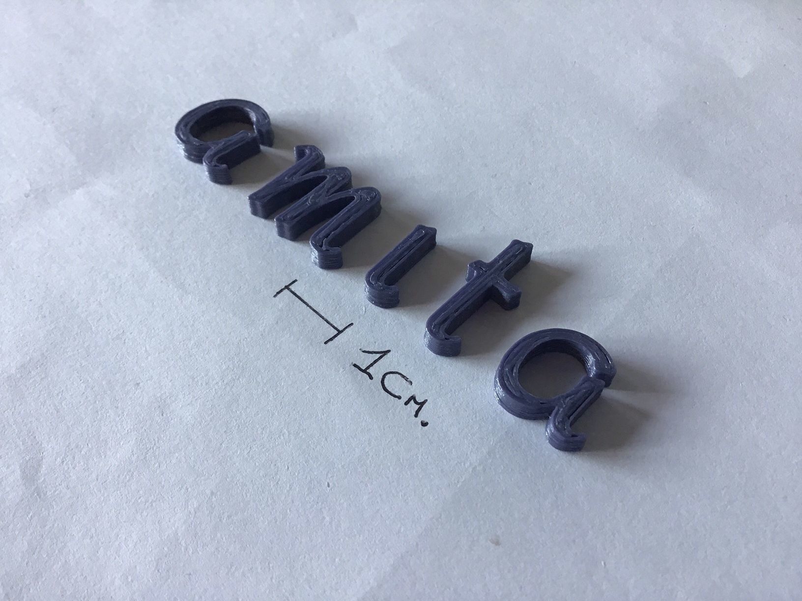 AMITA uppercase and lowercase 3D Letters STL FILE 3D print model_7