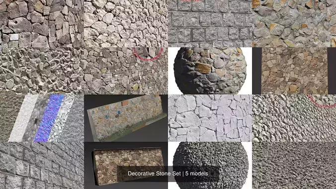 Decorative Stone Set