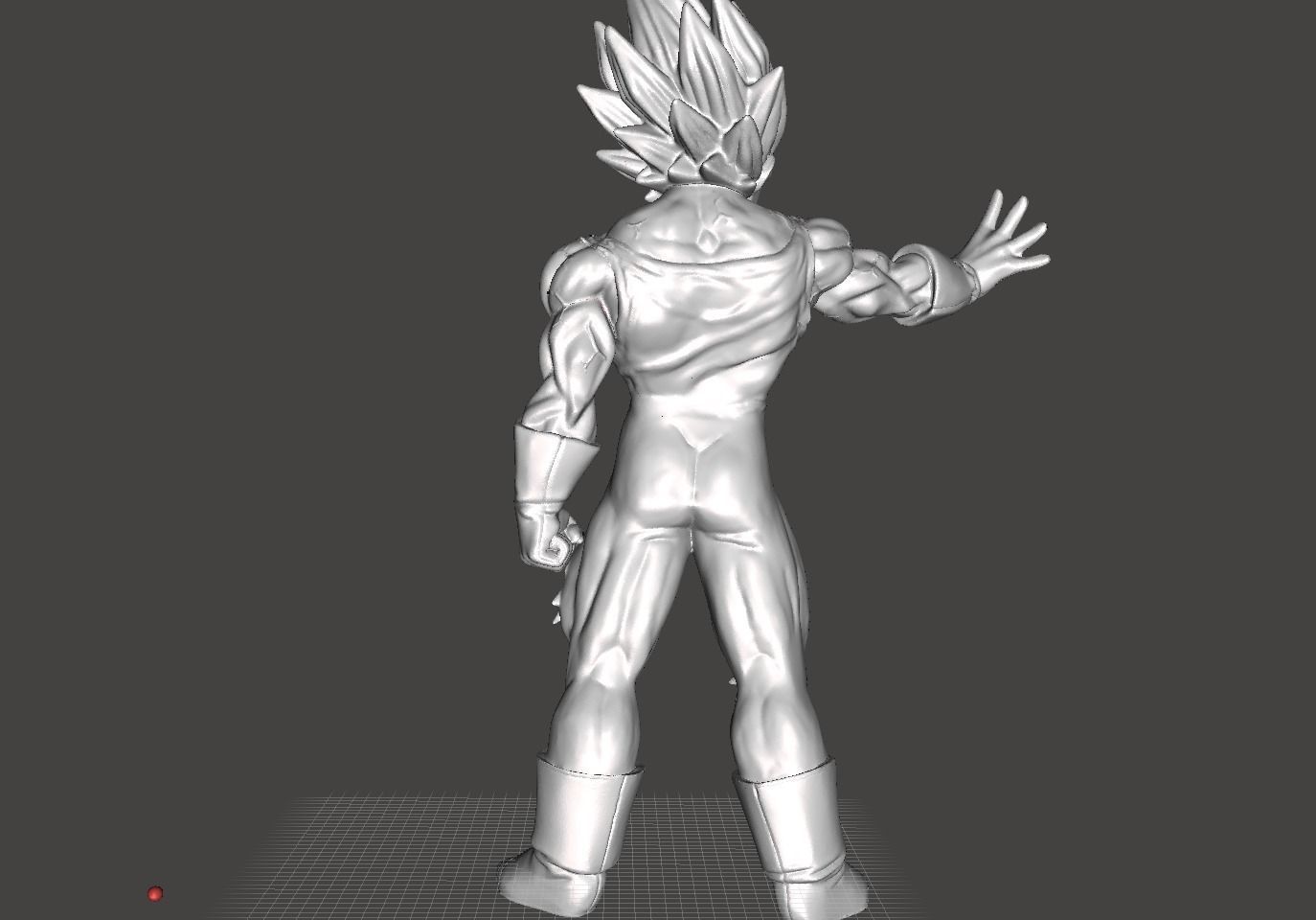 majin vegeta 3D print model_1