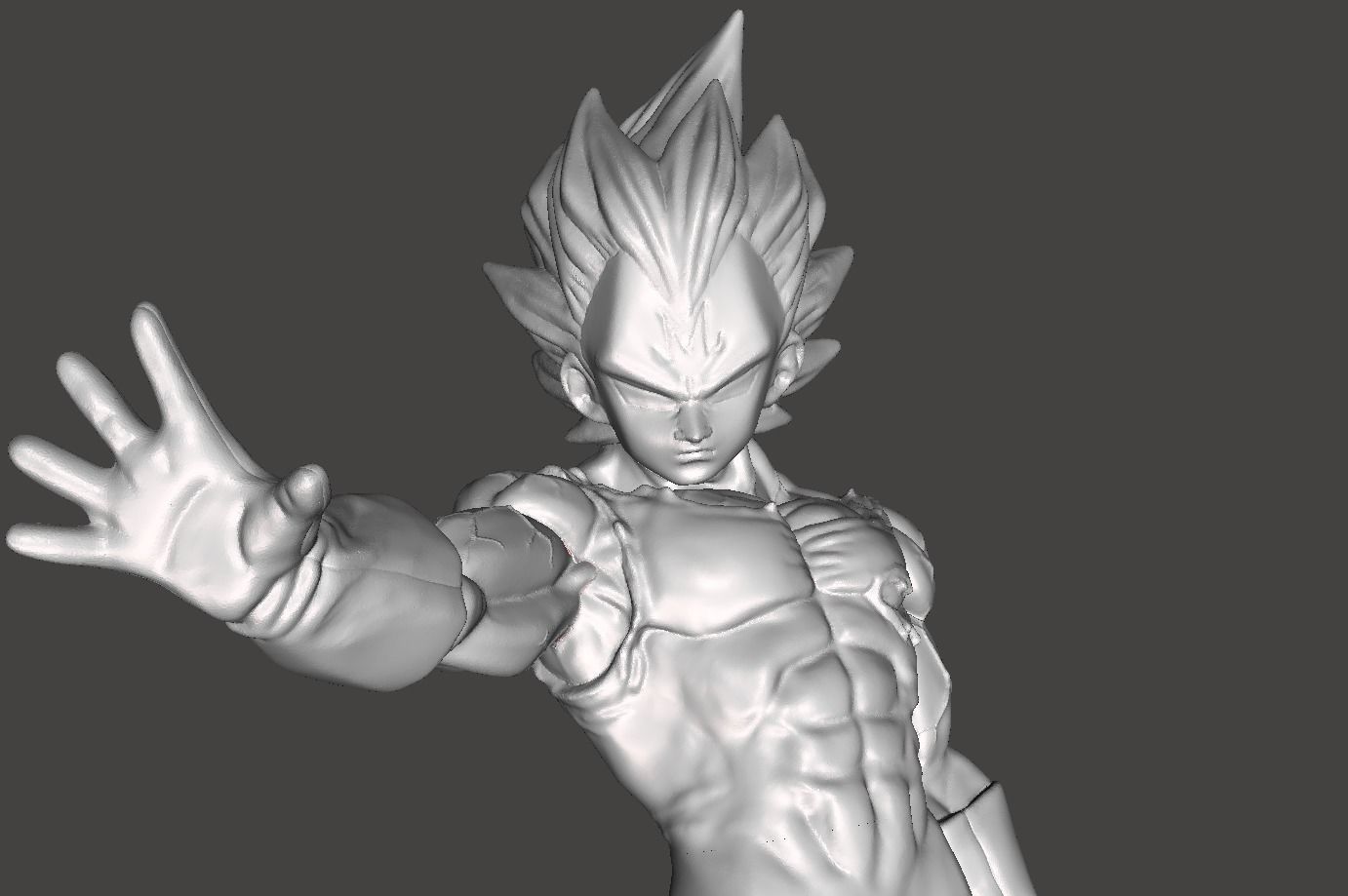 majin vegeta 3D print model_3