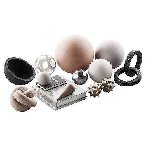 010 geometric figure set 003 3D model 7