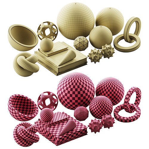 010 geometric figure set 003 3D model 3