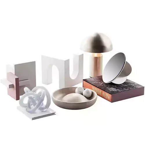 011 Living decor set NEW YORK 02 accessories for coffee table