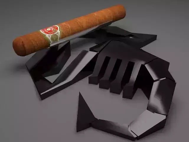 Cigar Holder Low-poly 3D model