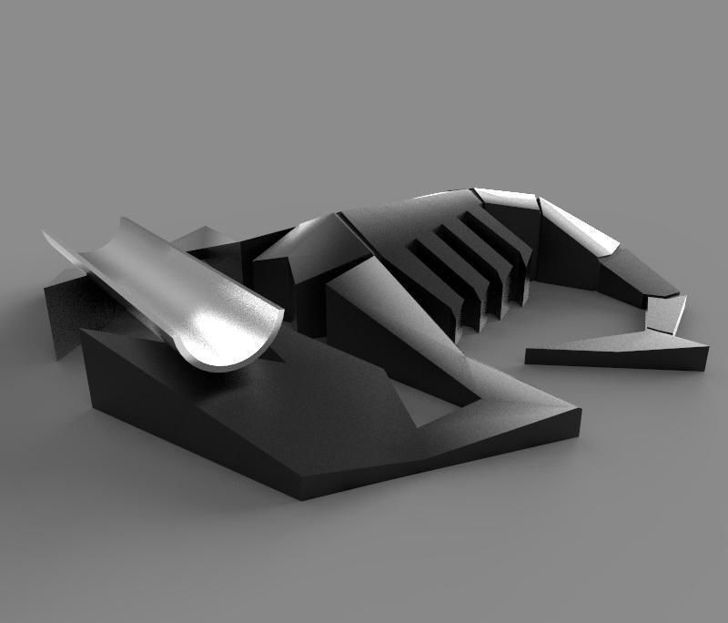 Cigar Holder Low-poly 3D model_10