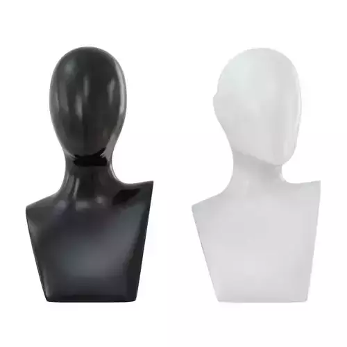 Female black and white bust 105
