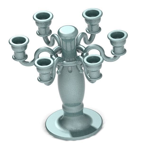 Stylish Candle Holder 3D print model_2