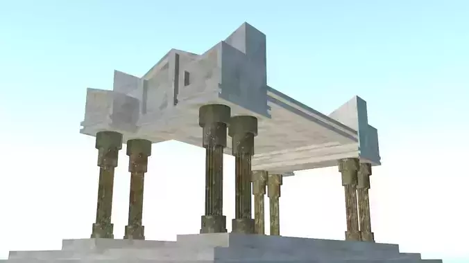 Ancient Temple Two Different Versions