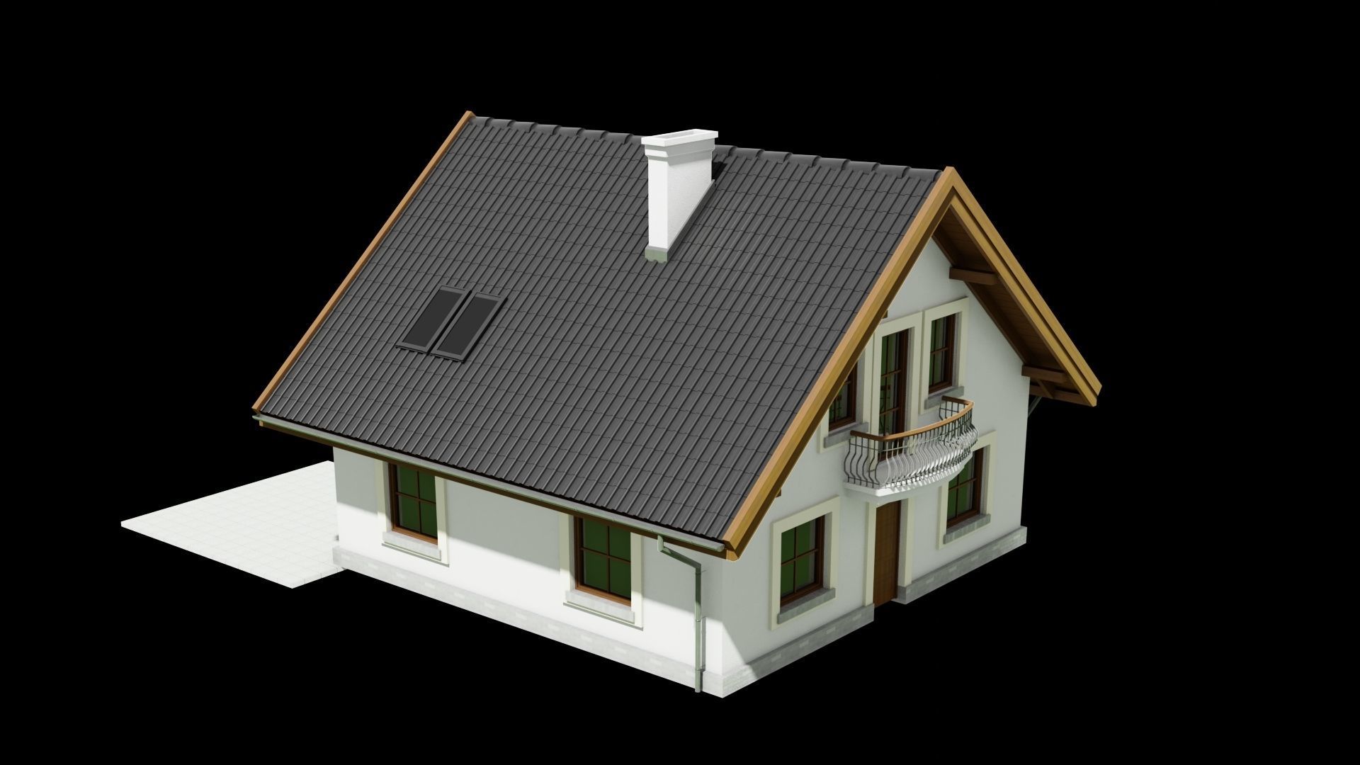 House Cyprys C1V7 3D model_5