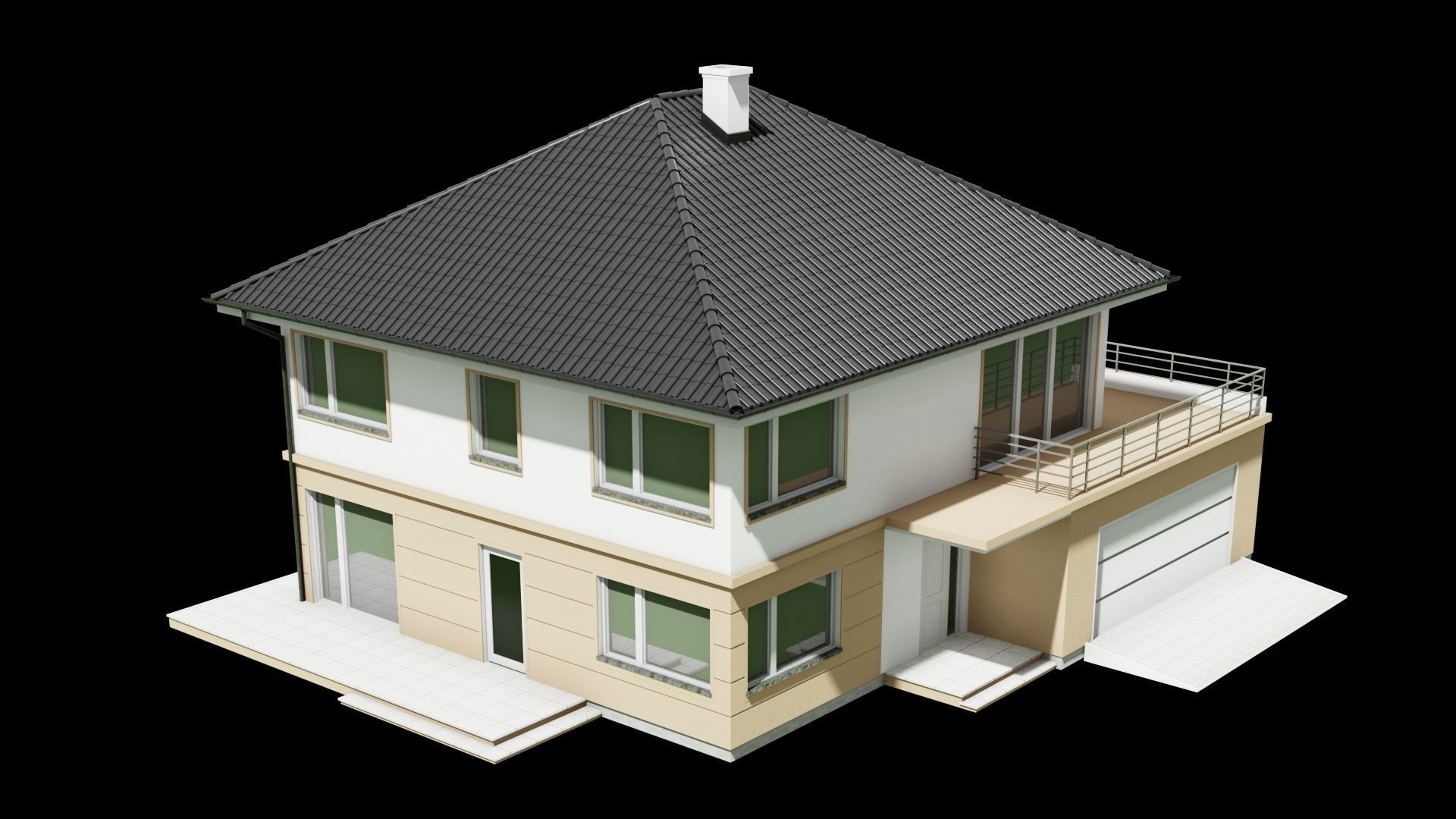 House ZX10 C1V9 3D model_5