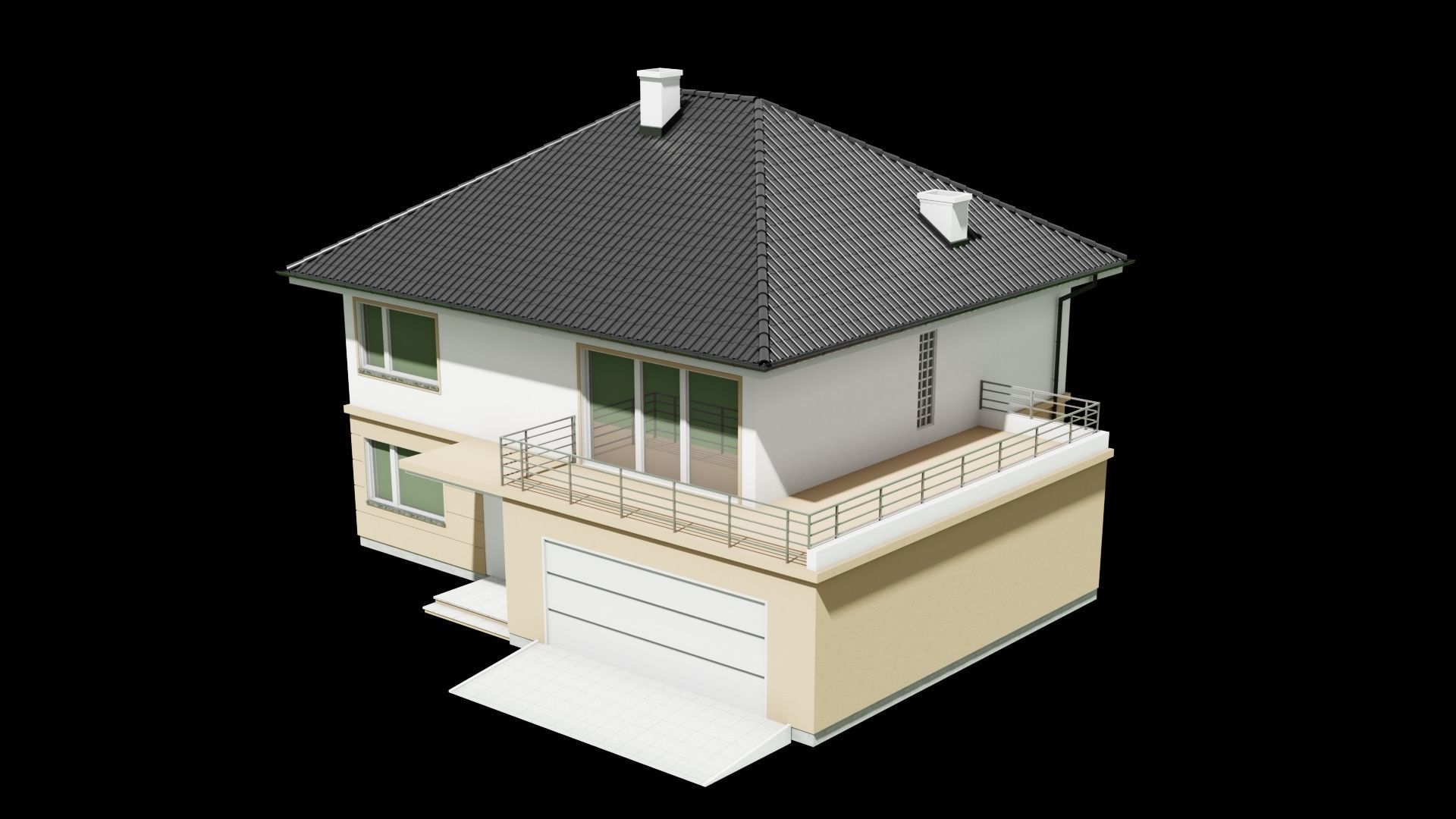 House ZX10 C1V9 3D model_6