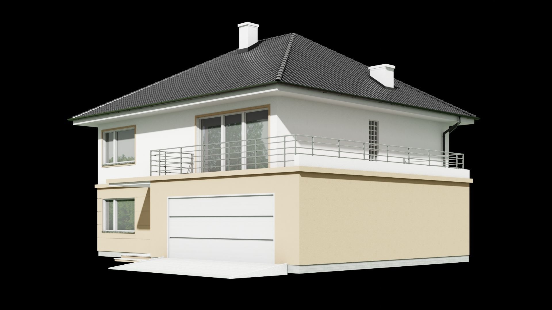 House ZX10 C1V9 3D model_1