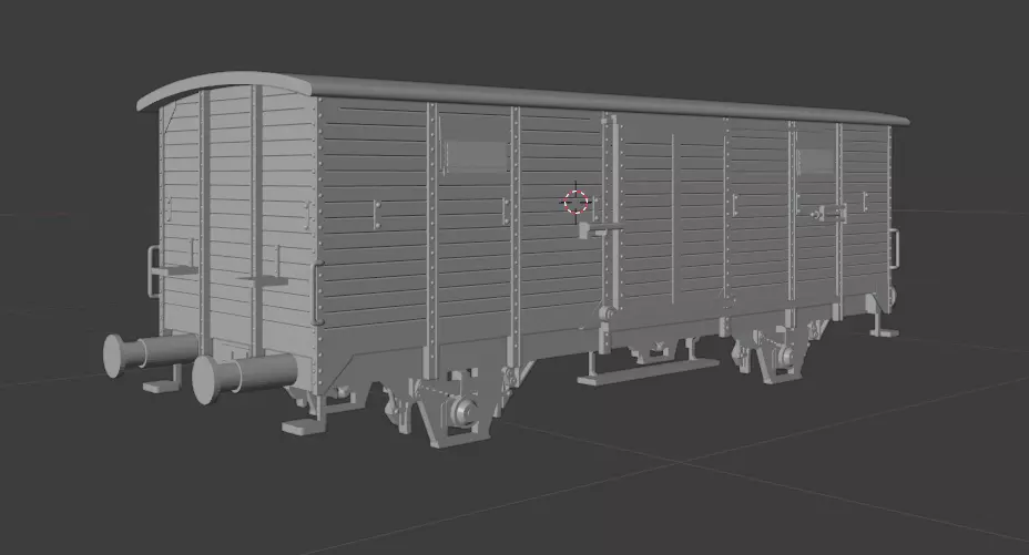 H0 1-87 scale G 02 freight car 3D print model_0